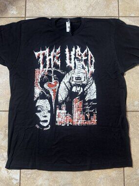The Used Album Covers Collage T-Shirt X-LARGE Tultex New With Tags